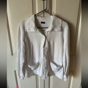 Banana Republic Classic White Blazer